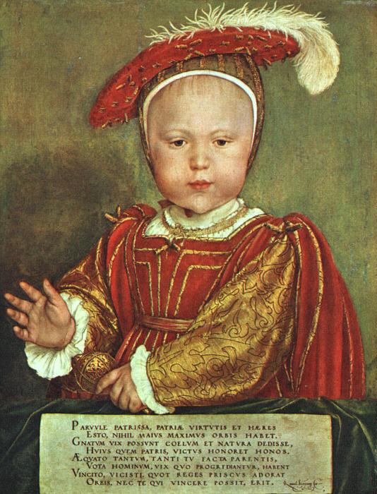 Hans Holbein Edward VI as a Child Norge oil painting art
